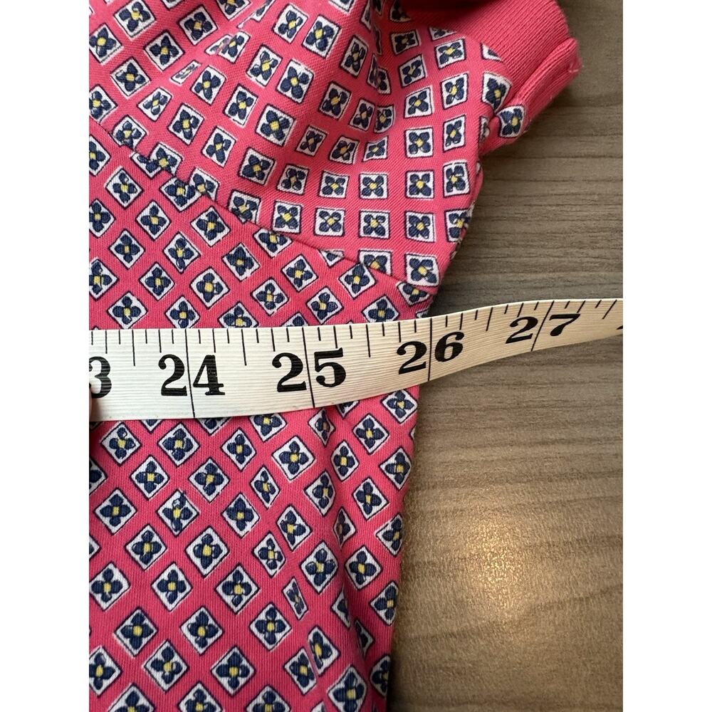 Polo Ralph Lauren Classic Fit Cotton Geometric Pink Polo Men Size 2XL Golf - Picture 10 of 11